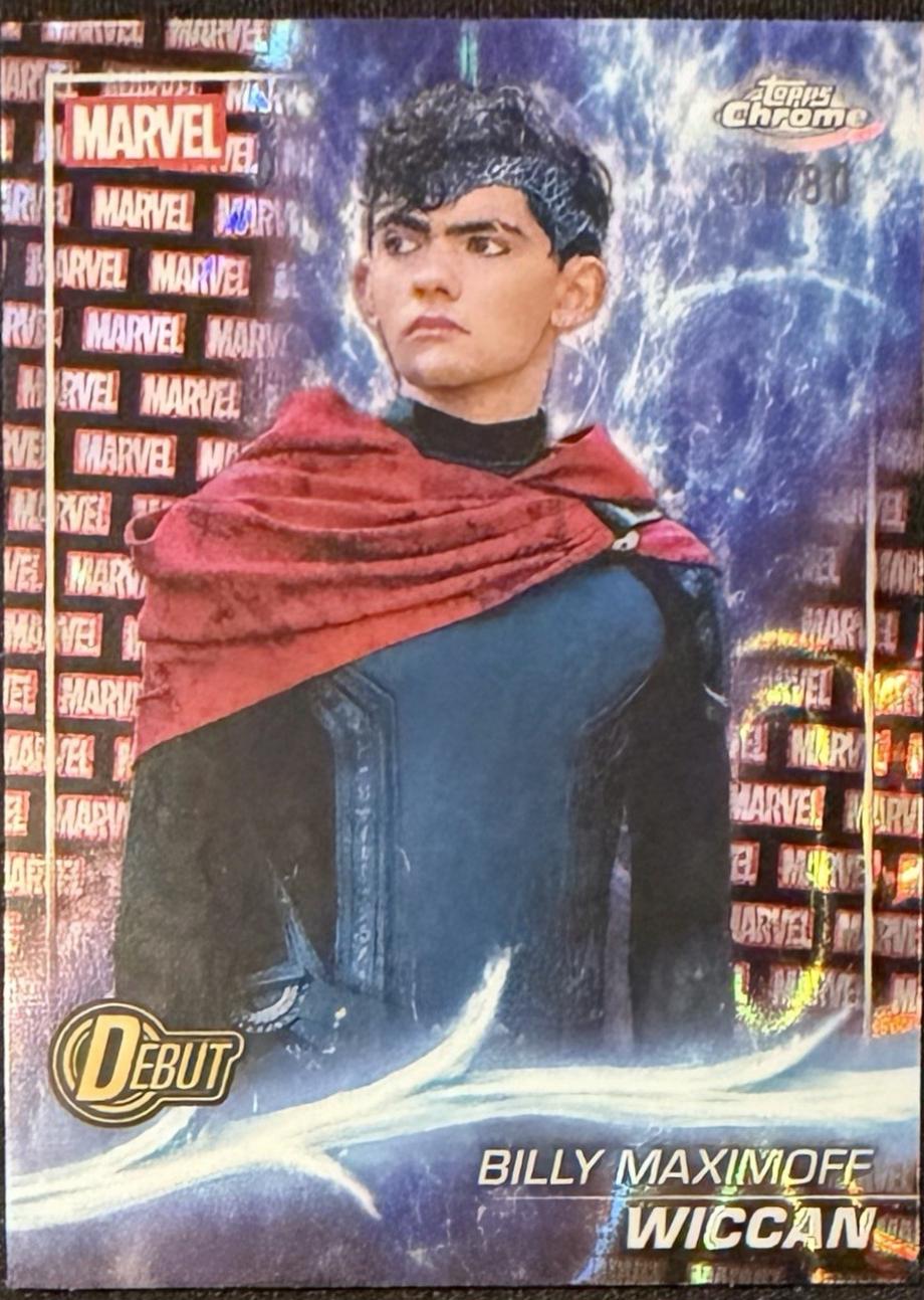 Wiccan [Marvel Red Black Lava Refractor] #165