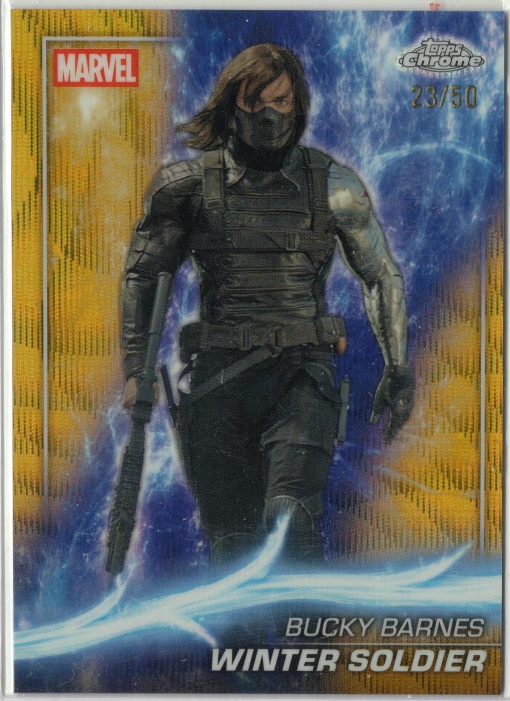 Winter Soldier [Gold Wave Refractor] #38