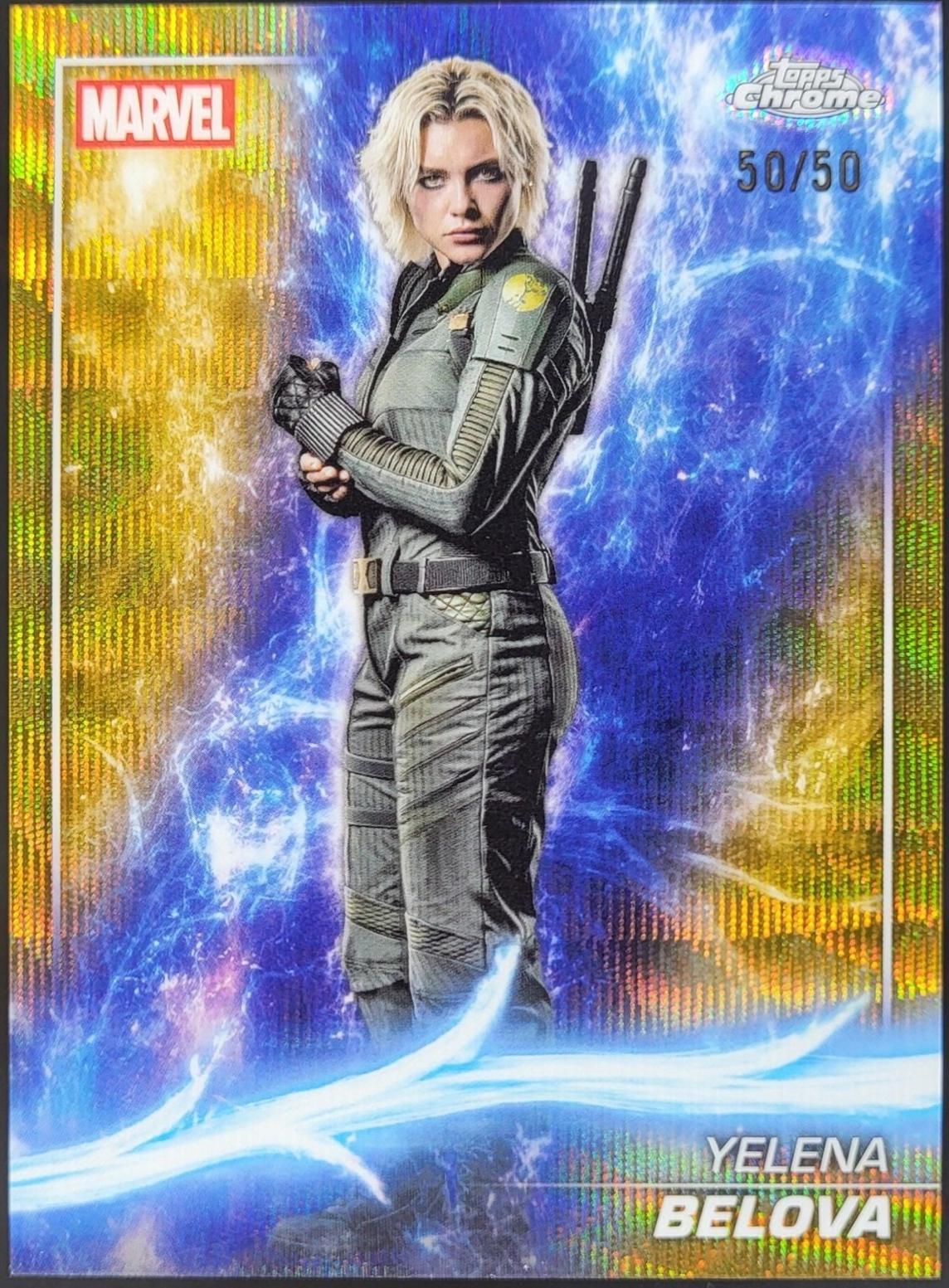 Yelena Belova [Gold Wave Refractor] #182