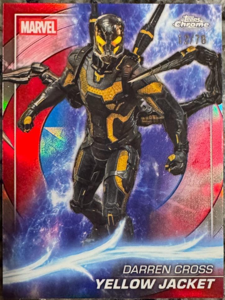 Yellow Jacket [Captain America Refractor] #60