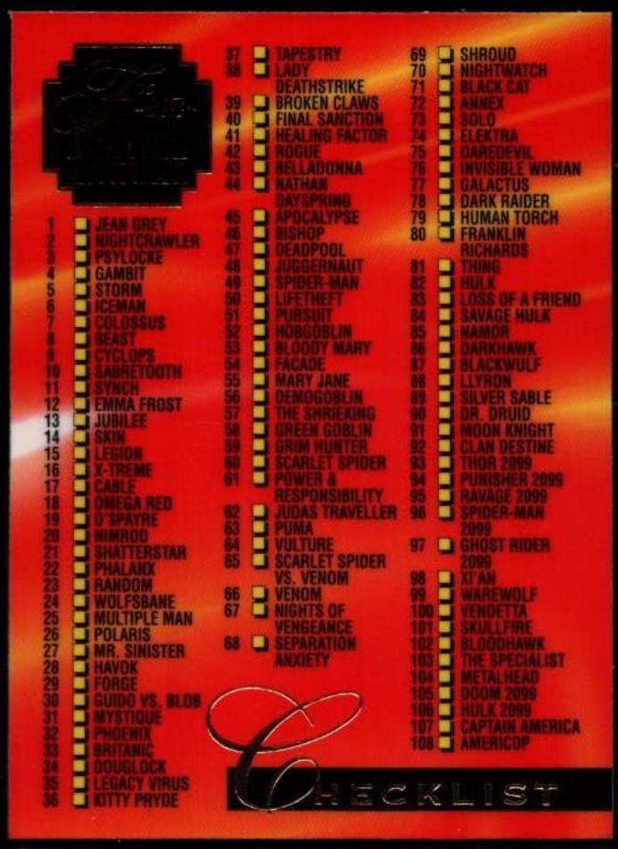 Checklist #150
