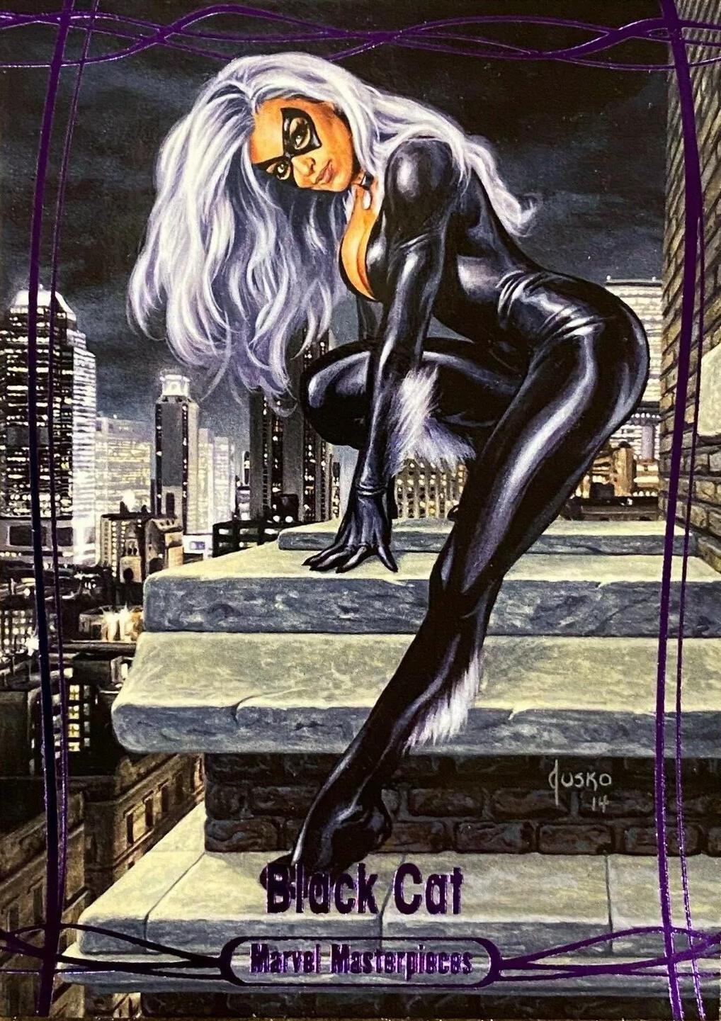 Black Cat [Purple Foil] #33