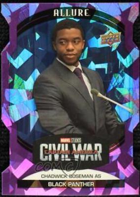 Chadwick Boseman as Black Panther [Purple Die Cut] #53