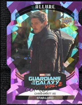 Chris Pratt as Star-Lord [Purple Die Cut] #59