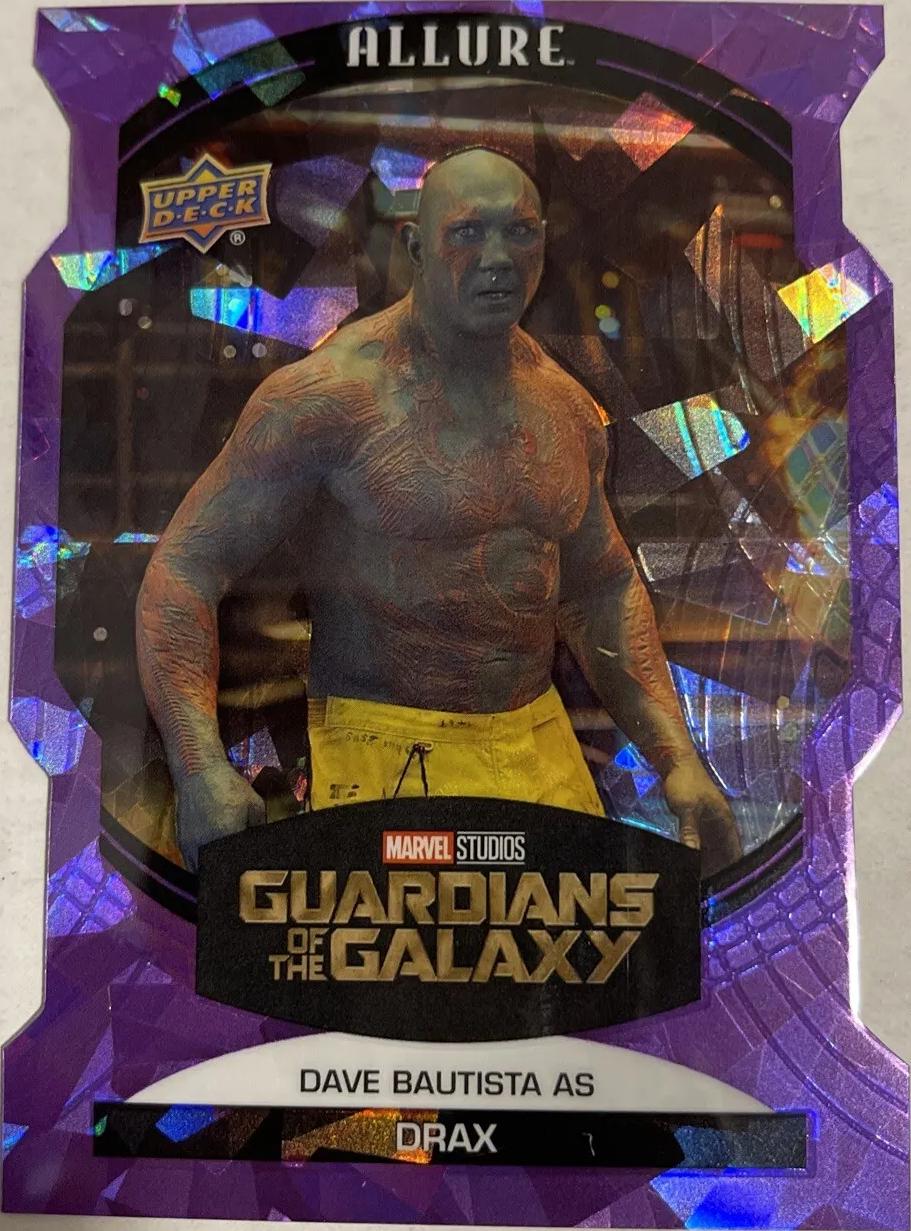 Dave Bautista as Drax [Purple Die Cut] #30