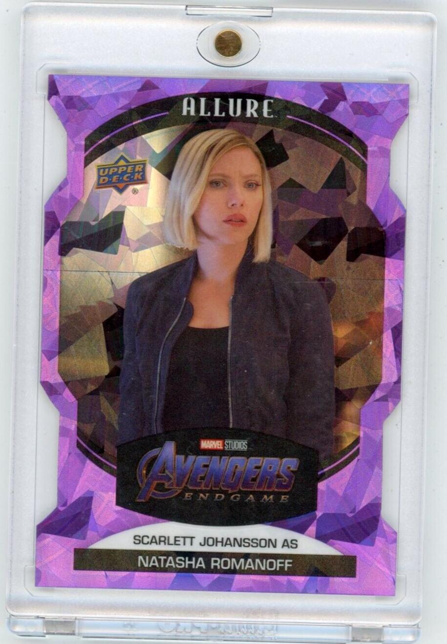Scarlett Johansson as Black Widow [Purple Die Cut] #94