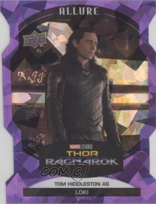 Tom Hiddleston as Loki [Purple Die Cut] #63