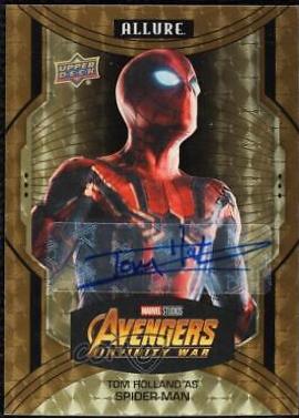 Tom Holland as Spider-Man [Golden Auto] #122
