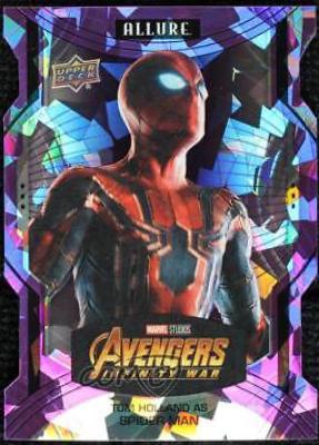 Tom Holland as Spider-Man [Purple Die Cut] #122