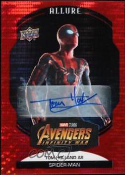 Tom Holland as Spider-Man [Red Auto] #76
