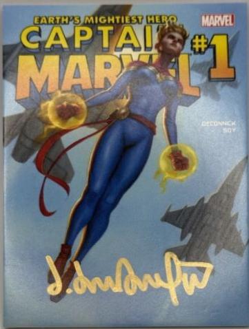 Captain Marvel [Variant Cover Auto] #70