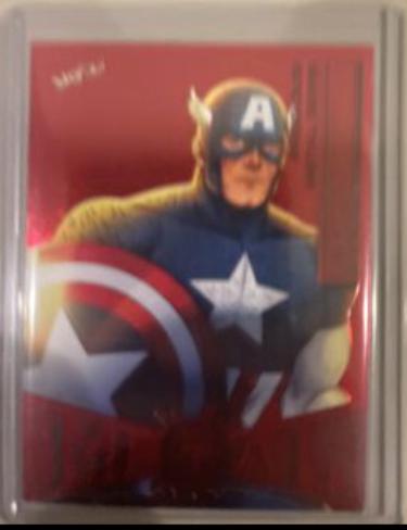 Captain America [Precious Metal Gems Red] #16