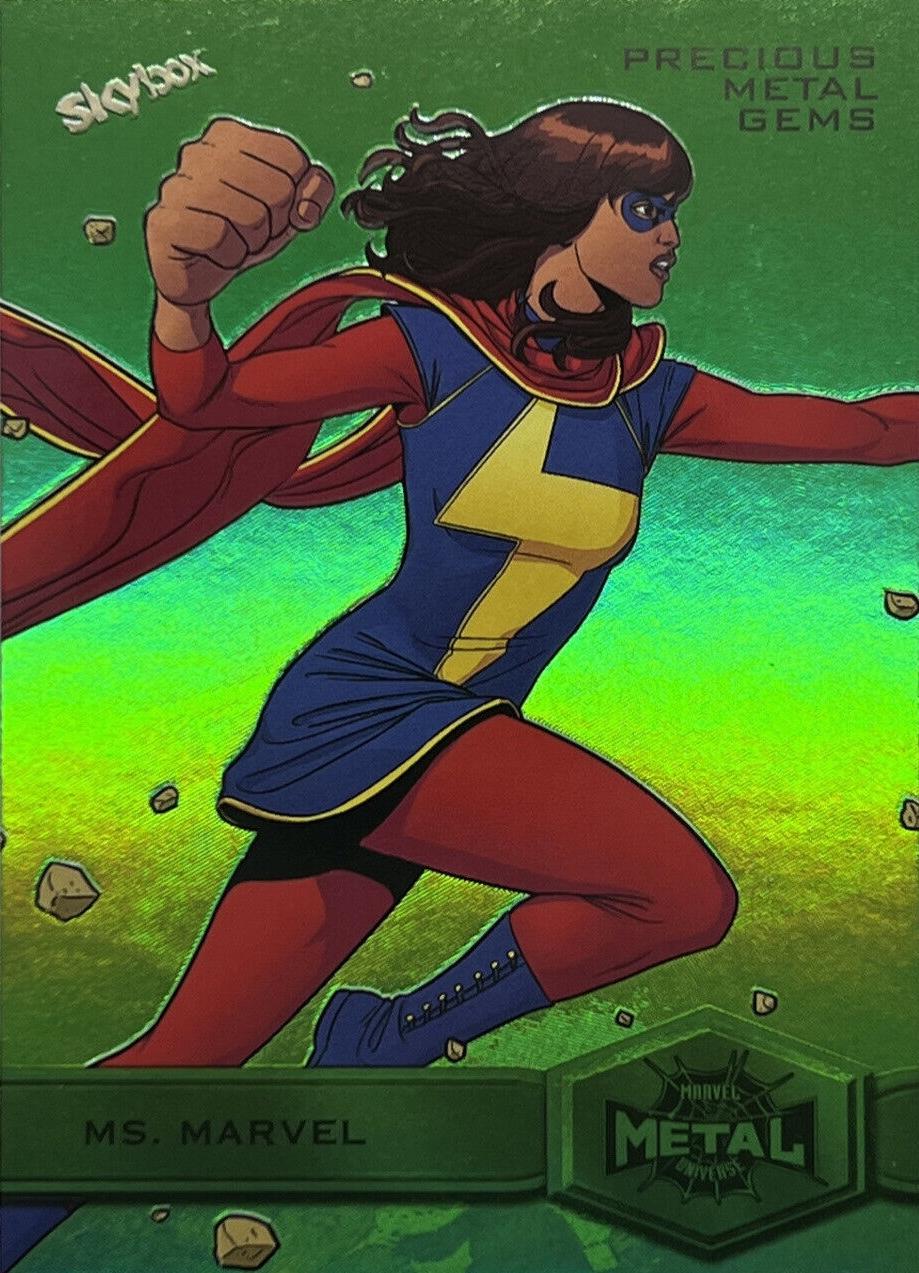 Ms. Marvel [Precious Metal Gems Green] #159