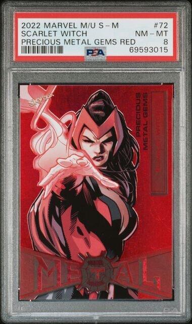 Scarlet Witch [Precious Metal Gems Red] #72