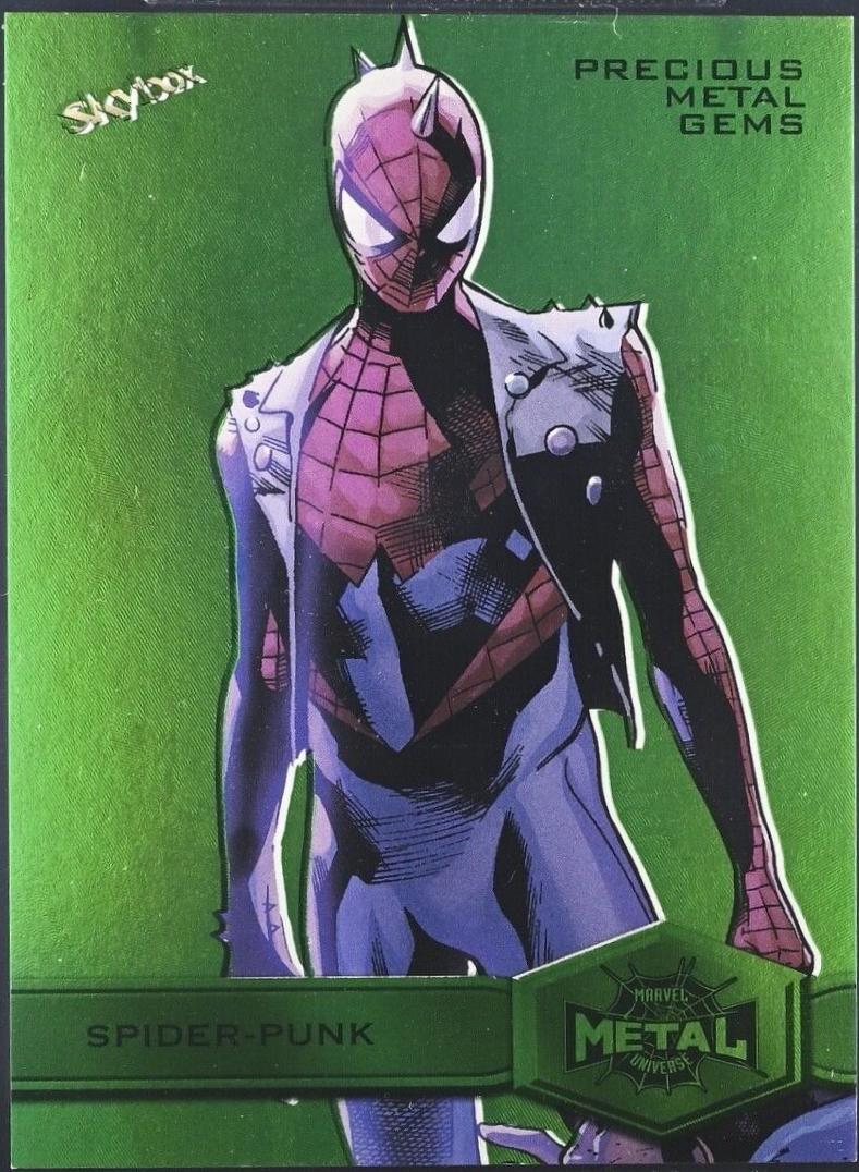 Spider-Punk [Precious Metal Gems Green] #186