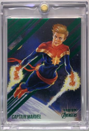 Captain Marvel [Green Foil] #13