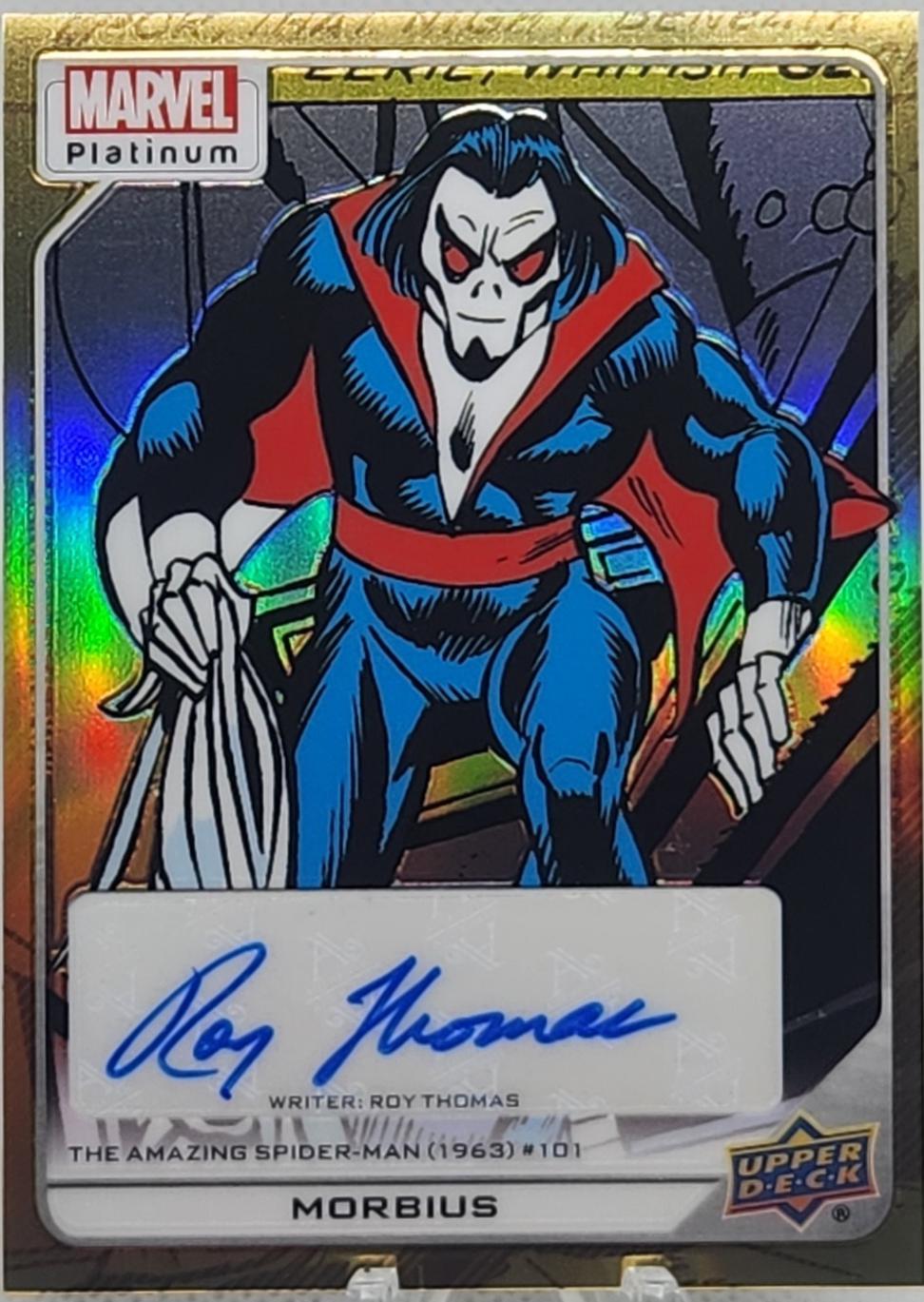Morbius [Autograph Gold Rainbow] #169