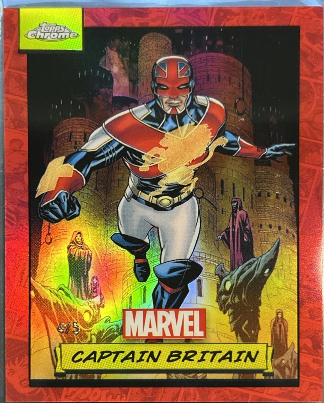 Captain Britain [Red Refractor] #75
