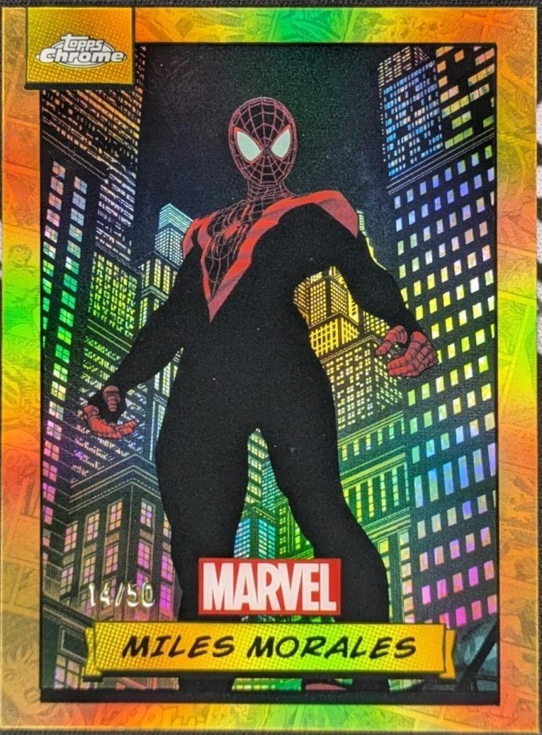 Miles Morales [Gold Refractor] #81