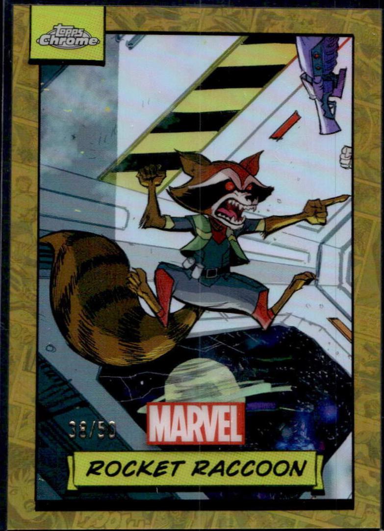 Rocket Raccoon [Gold Refractor] #33