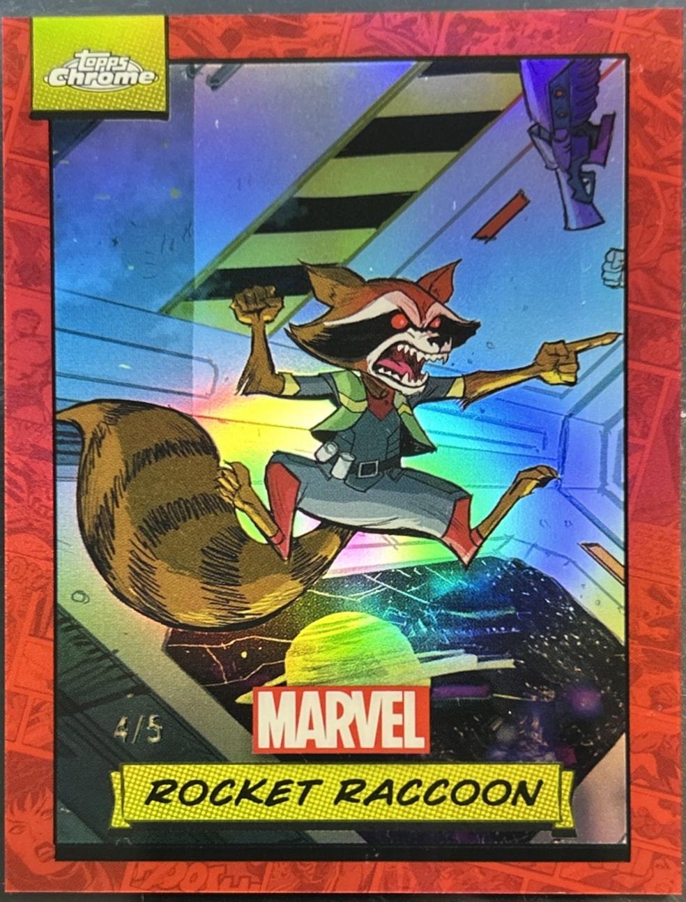 Rocket Raccoon [Red Refractor] #33