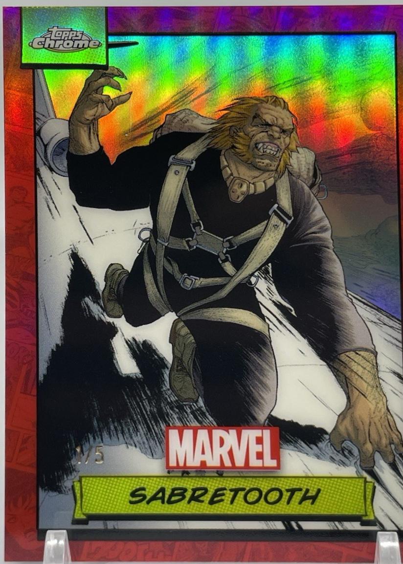 Sabretooth [Red Refractor] #25