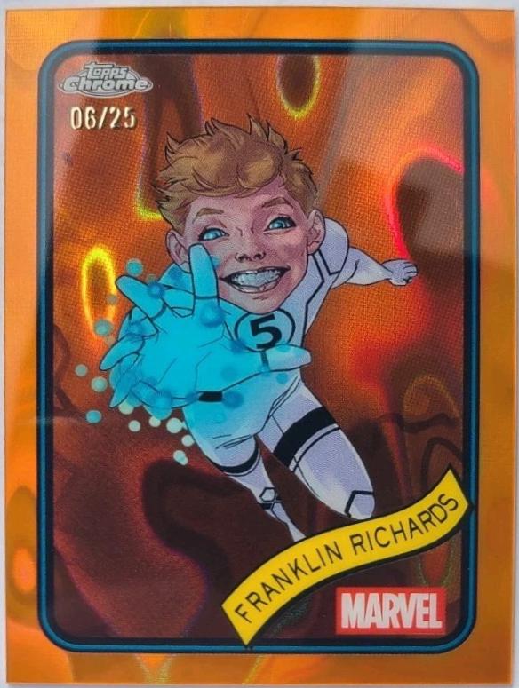 Franklin Richards [Orange Lava] #56