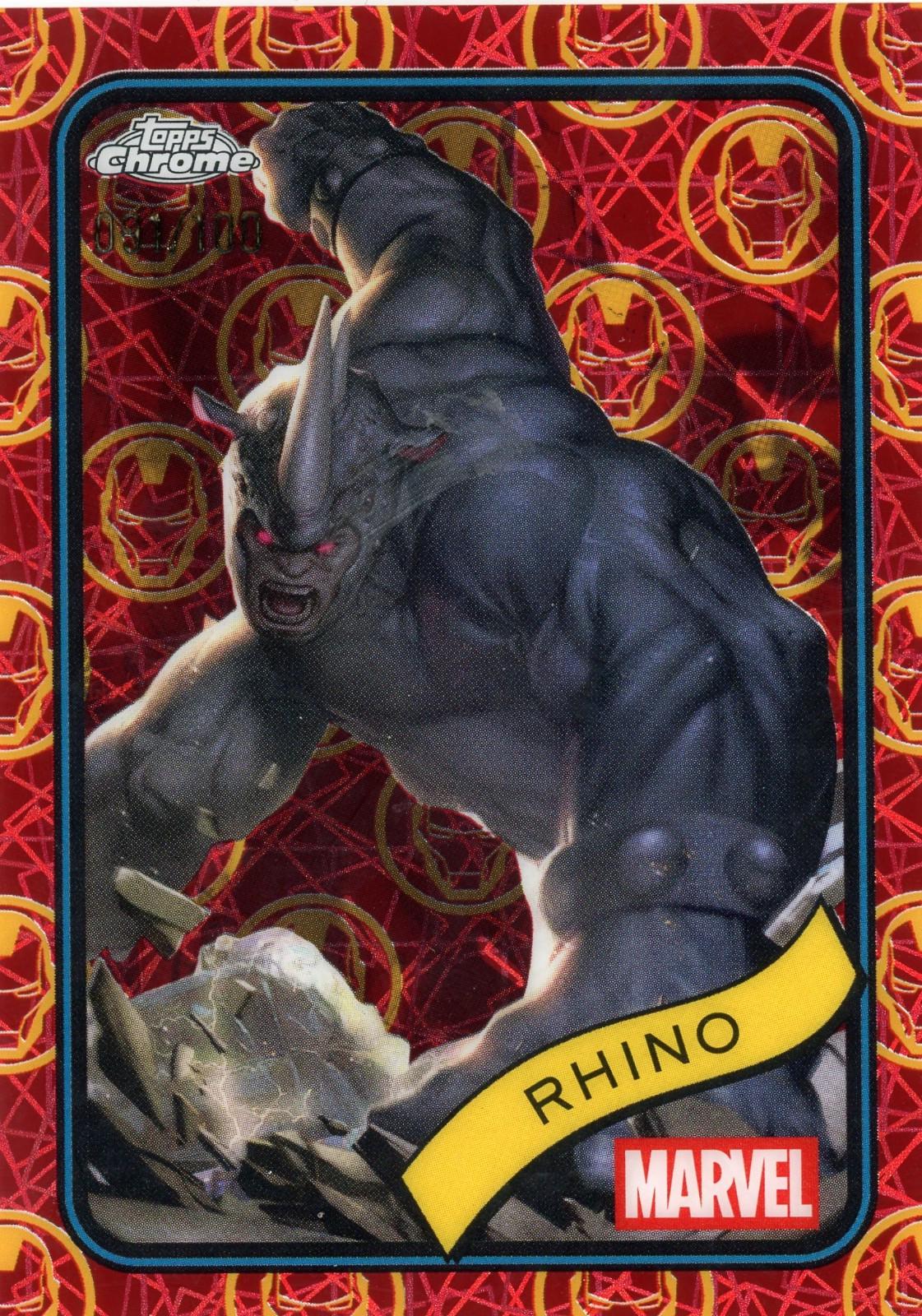 Rhino [Iron Man Red & Gold Lazer] #39