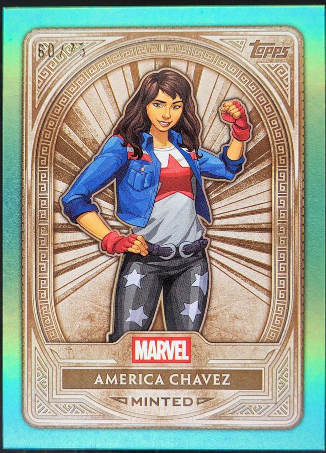 America Chavez [Green Mint Foil Bronze] #48