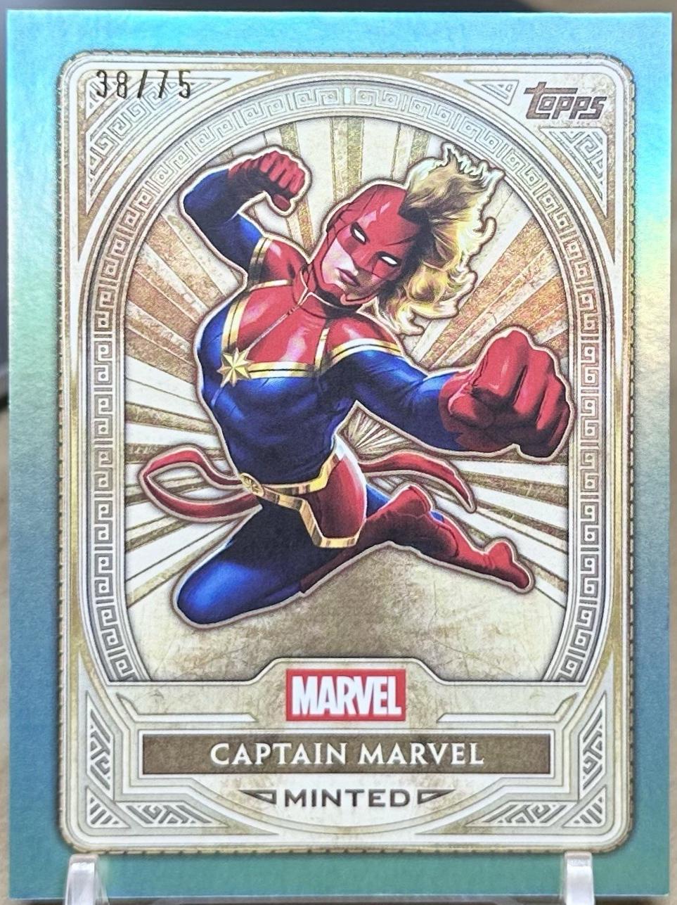 Captain Marvel [Green Mint Foil] #81