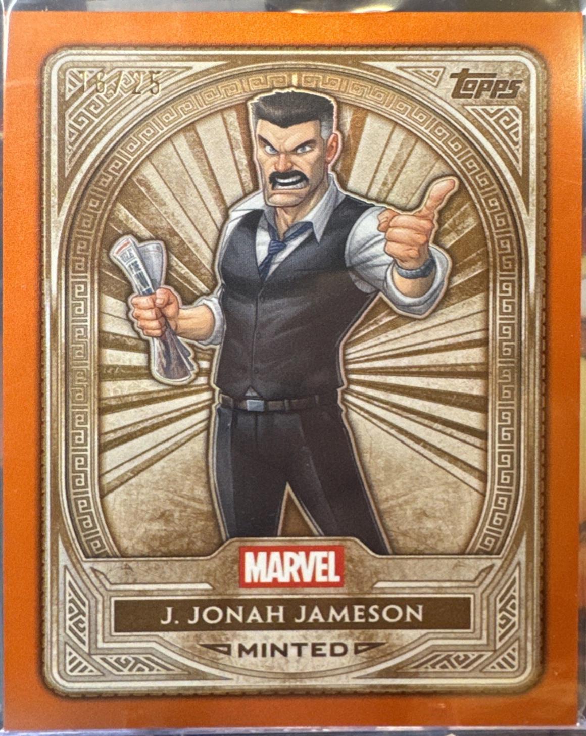 J. Jonah Jameson [Orange Foil Bronze] #43