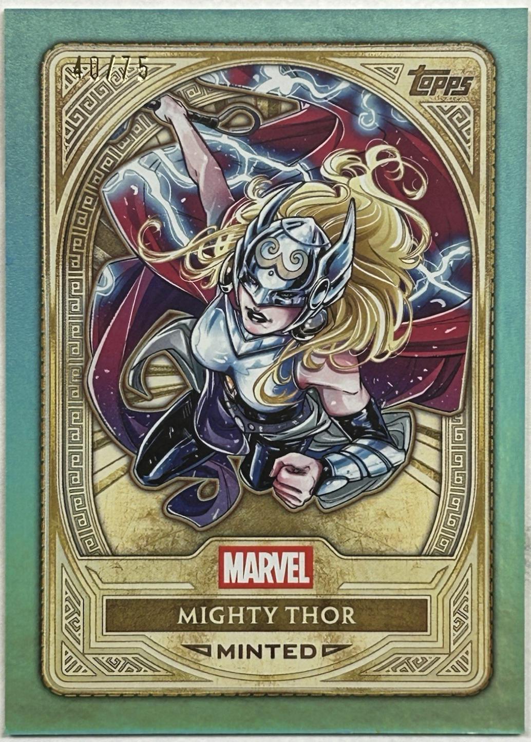 Mighty Thor [Green Mint Foil] #96