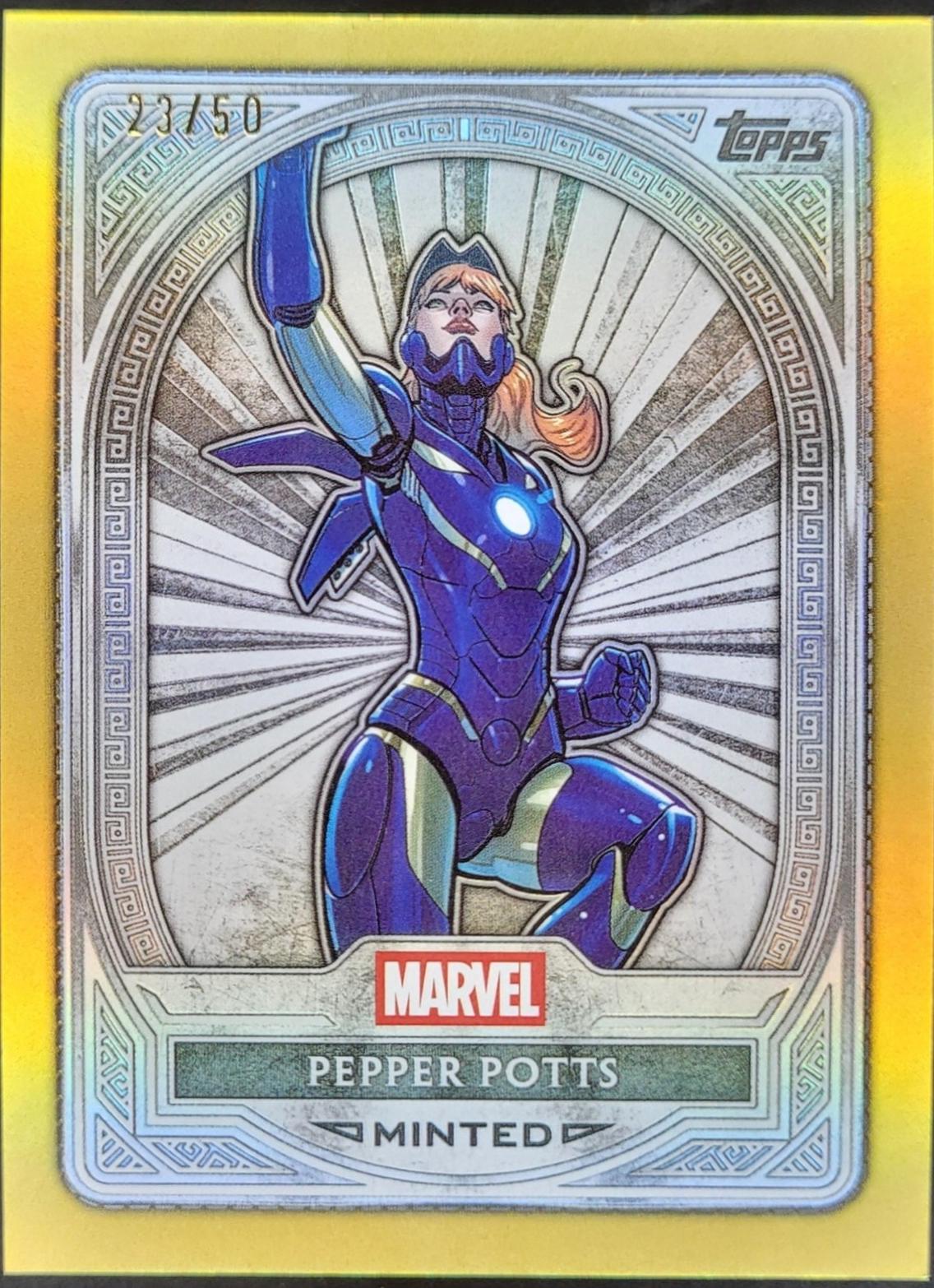 Pepper Potts [Gold Foil Silver] #64