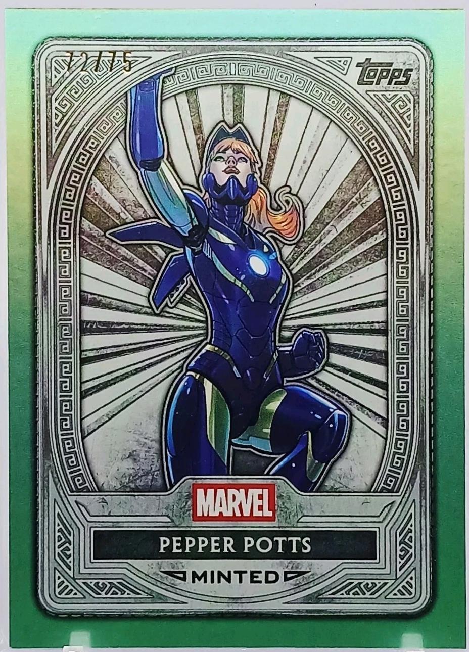 Pepper Potts [Green Mint Foil Silver] #64