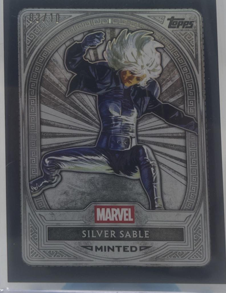 Silver Sable [Black Foil Silver] #74