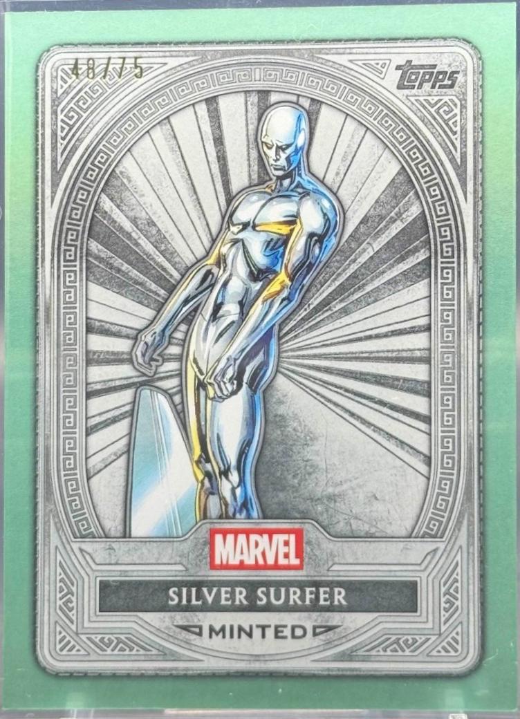 Silver Surfer [Green Mint Foil Silver] #62