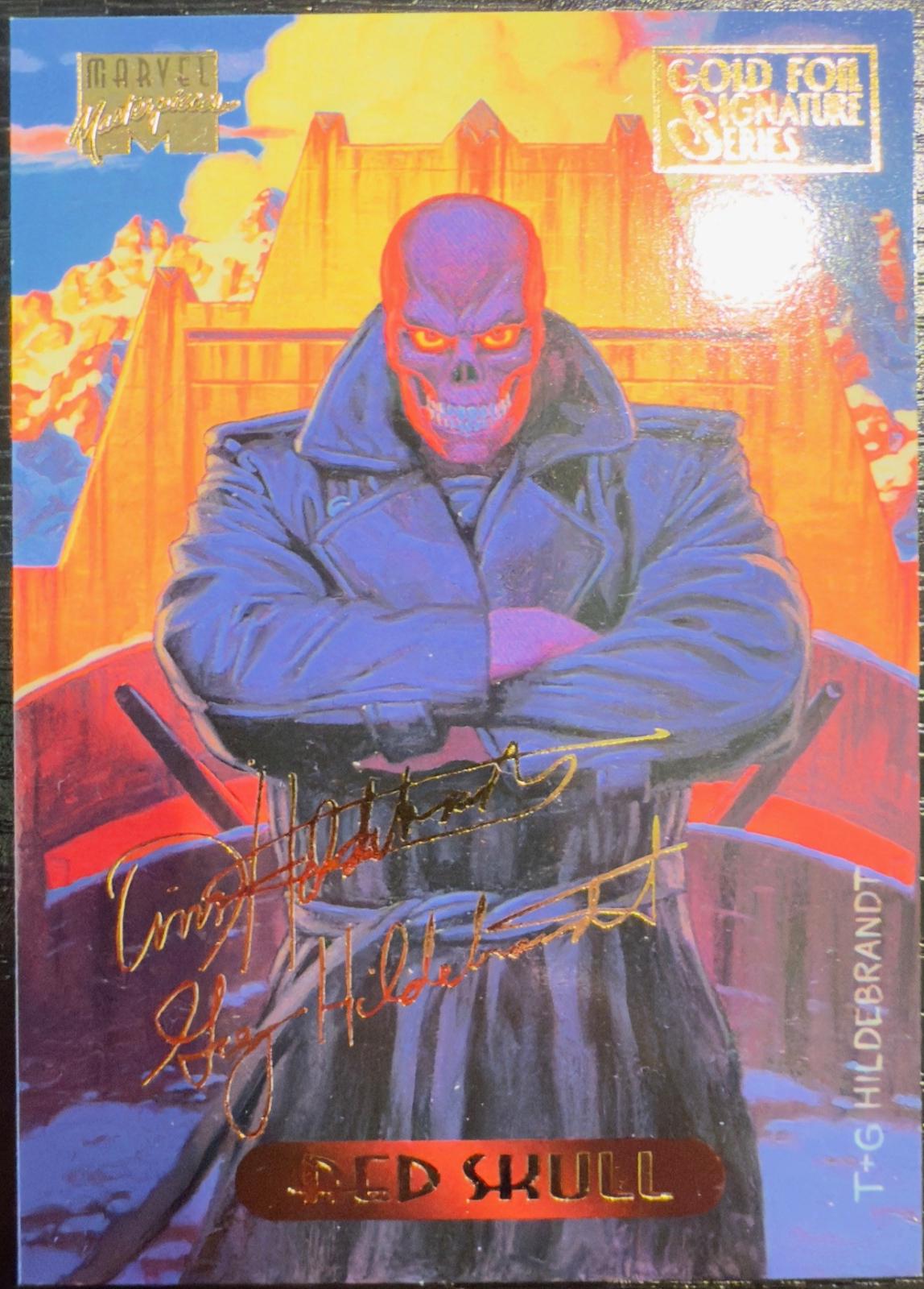 Red Skull [Gold Foil Signature] #99