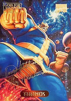 Thanos [Gold Foil Signature] #122