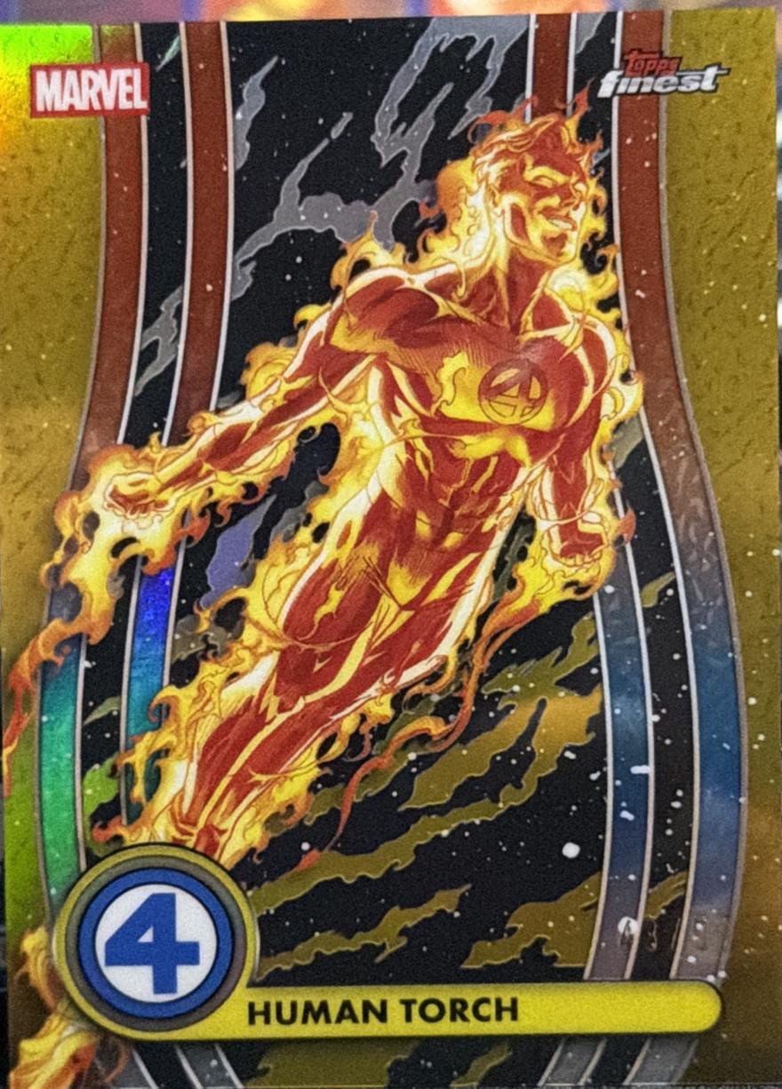 Human Torch [Gold Refractor] #3
