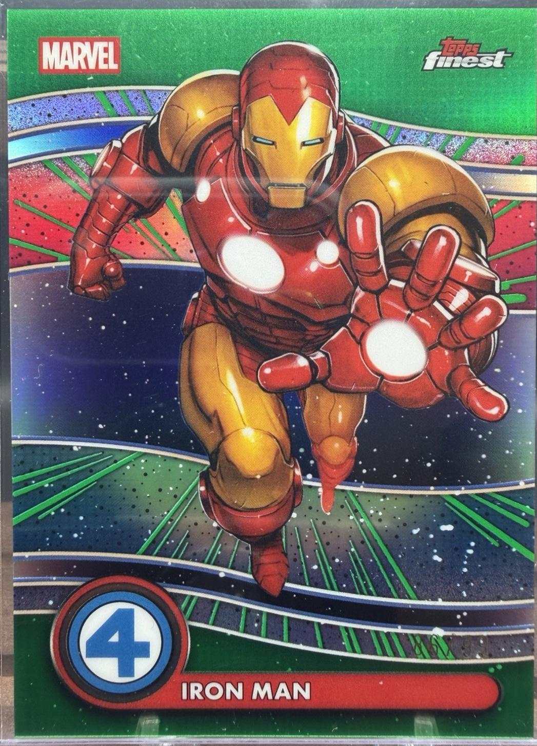 Iron Man [Green Refractor] #63