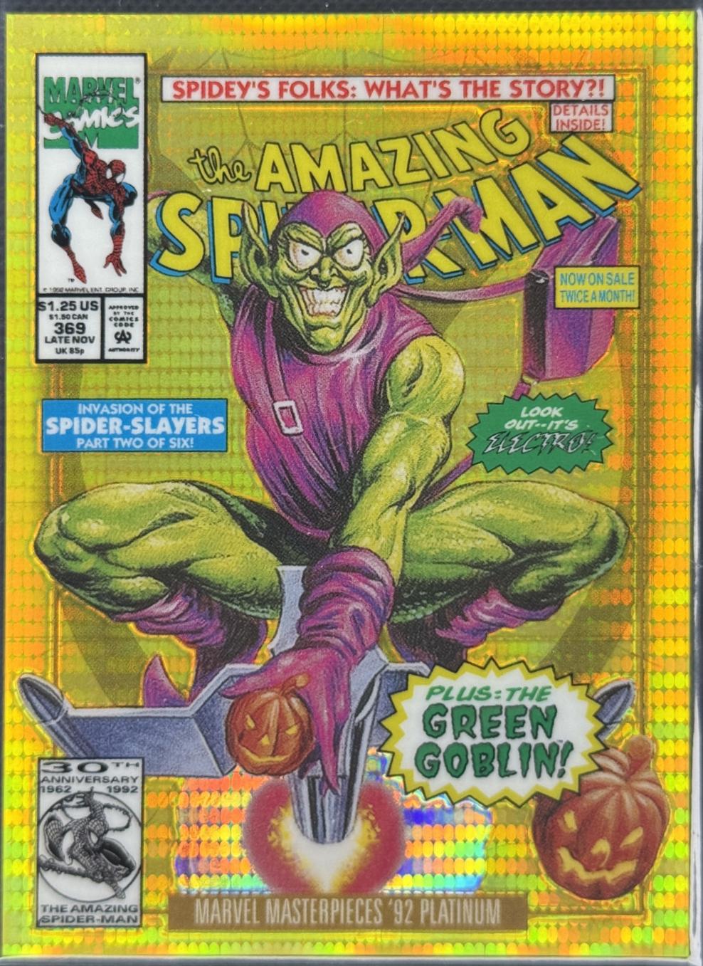 Green Goblin [Seismic Gold Variant] #36-V