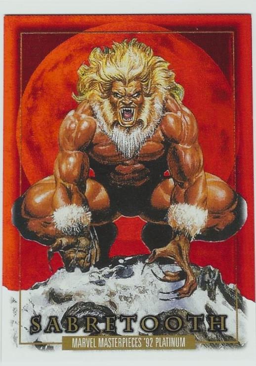 Sabretooth [Precious Metal Gems Red] #78