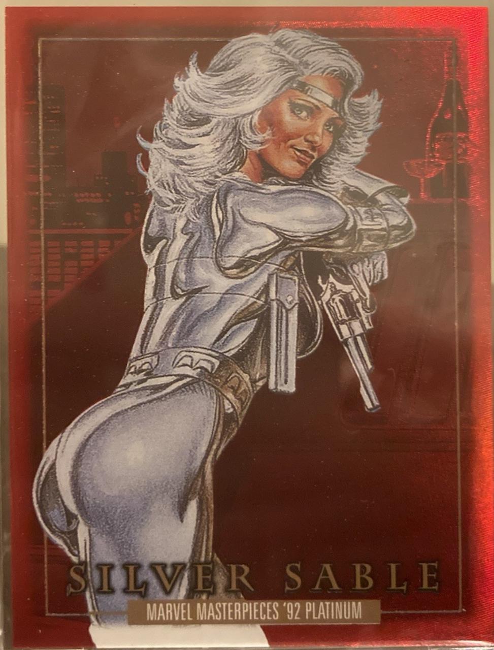 Silver Sable [Precious Metal Gems Red] #81