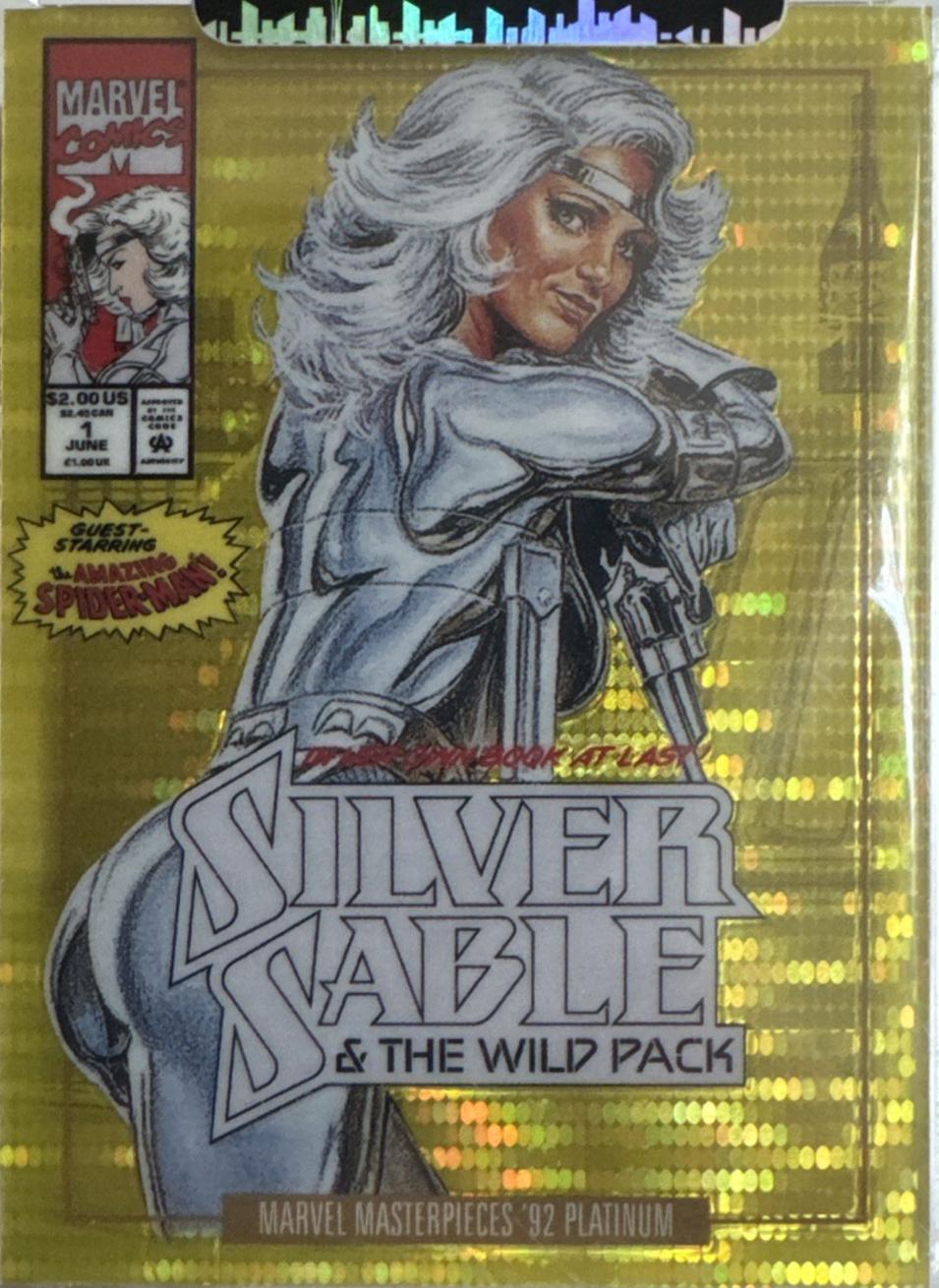 Silver Sable [Seismic Gold Variant] #81-V