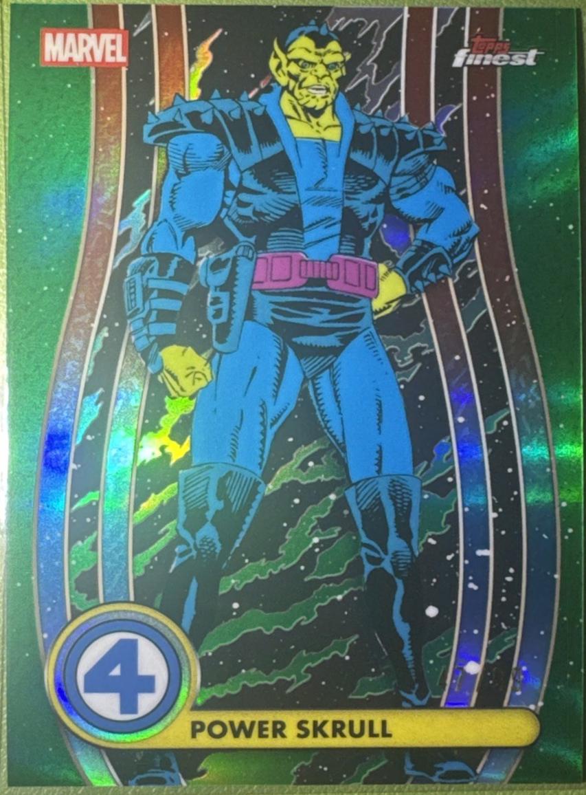 Power Skrull [Green Refractor] #34