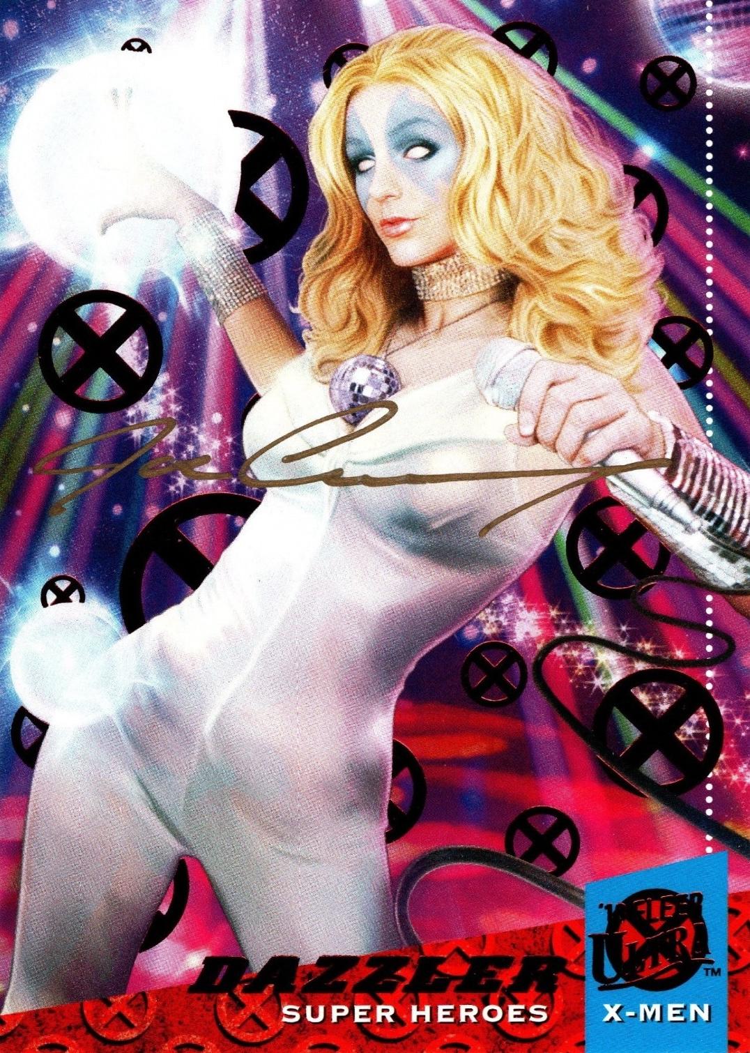 Dazzler [Red Foil Autograph] #9