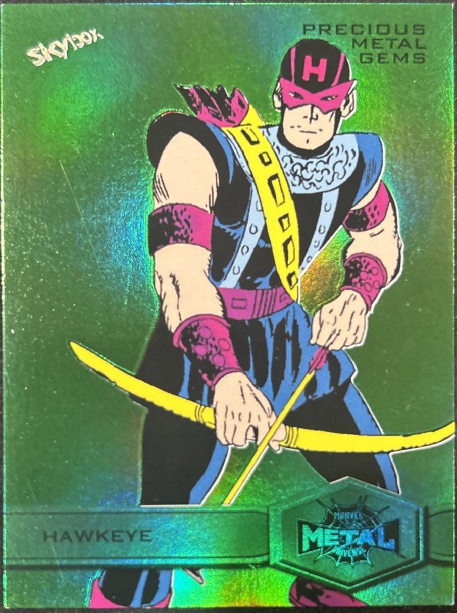 Hawkeye [Precious Metal Gems Green] #131