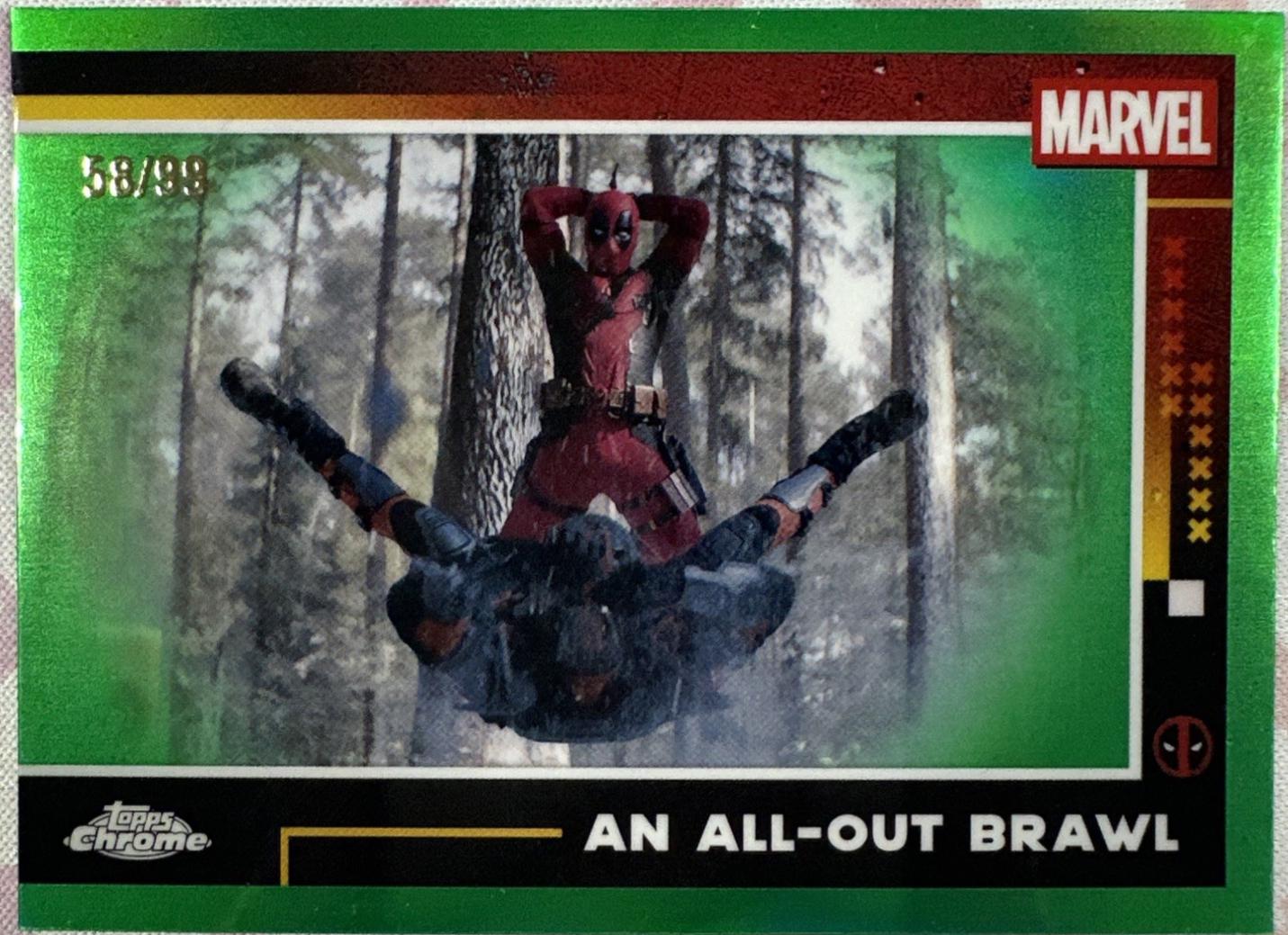 An All-Out Brawl [Green Refractor] #52