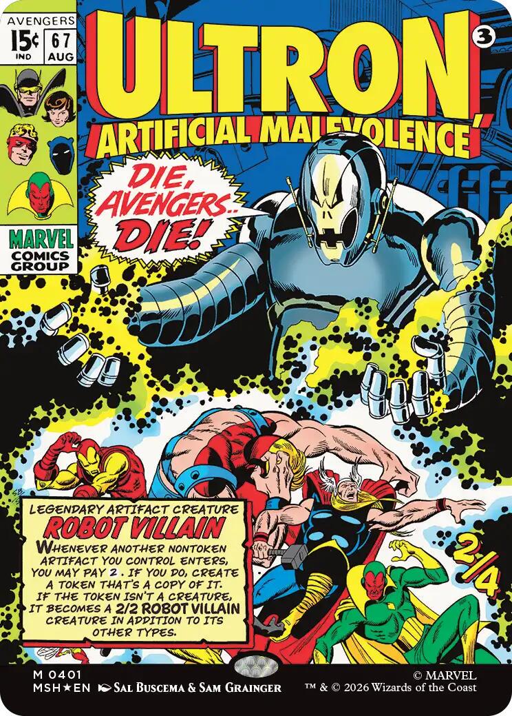 Ultron, Artificial Malevolence [Borderless] #401