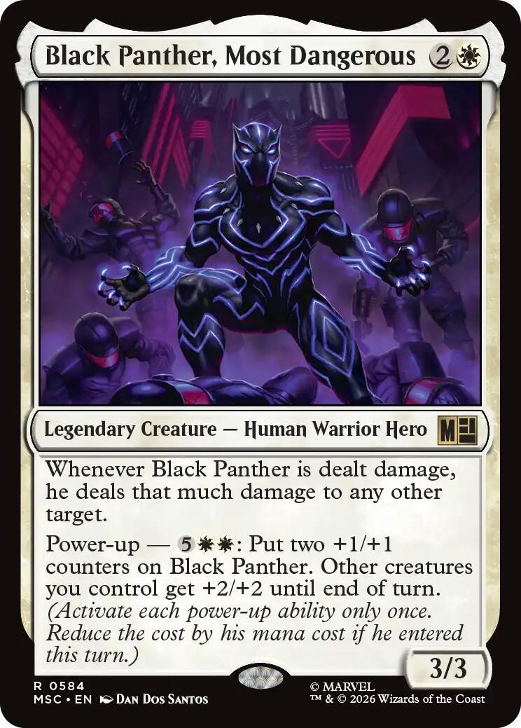Black Panther, Most Dangerous [Foil] #584